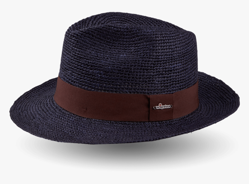 Wigéns Handwoven Fedora Panama Hat Brown Ribbon Large - Fedora, HD Png Download, Free Download