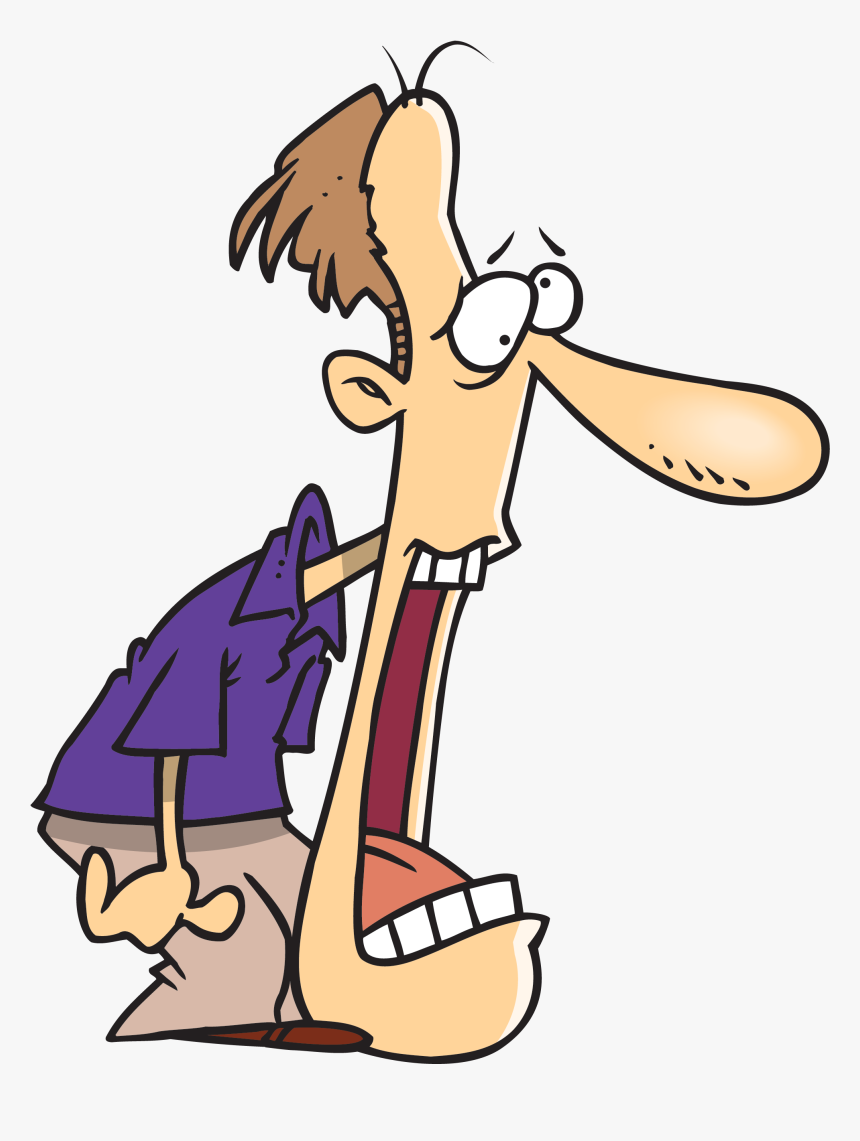 Jaw Drop Cartoon, HD Png Download - kindpng