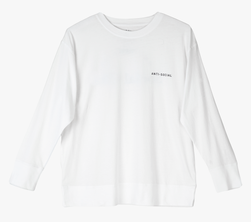 Anit Social Social Club Top, €45 , Png Download - Long-sleeved T-shirt, Transparent Png, Free Download