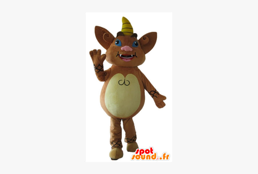 Purchase Brown Mascot Small - Cartoon, HD Png Download, Free Download