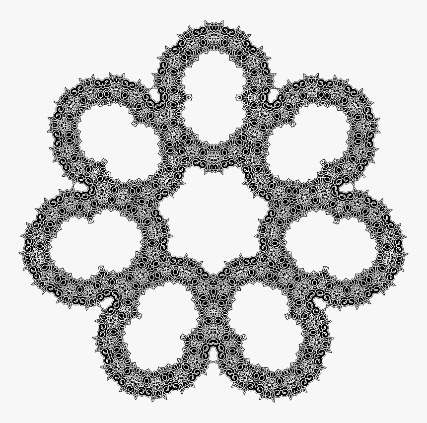 Celtic Knot Ornament Derivation - نقاشی گل با گلدان ساده, HD Png ...