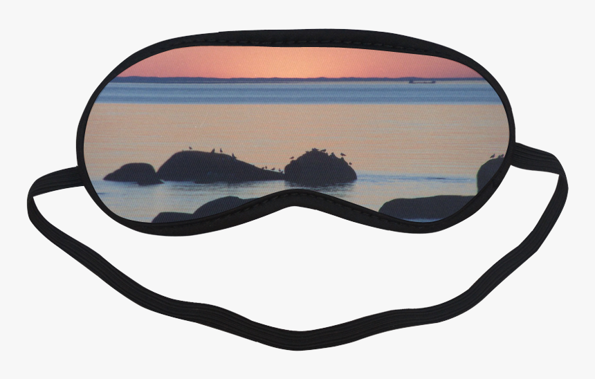 Dusk On The Sea Sleeping Mask - Funny Sleeping Eye Mask Design, HD Png Download, Free Download