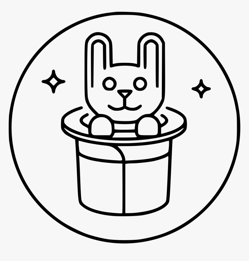 Magic Rabbit Hat Circus - Icon, HD Png Download, Free Download