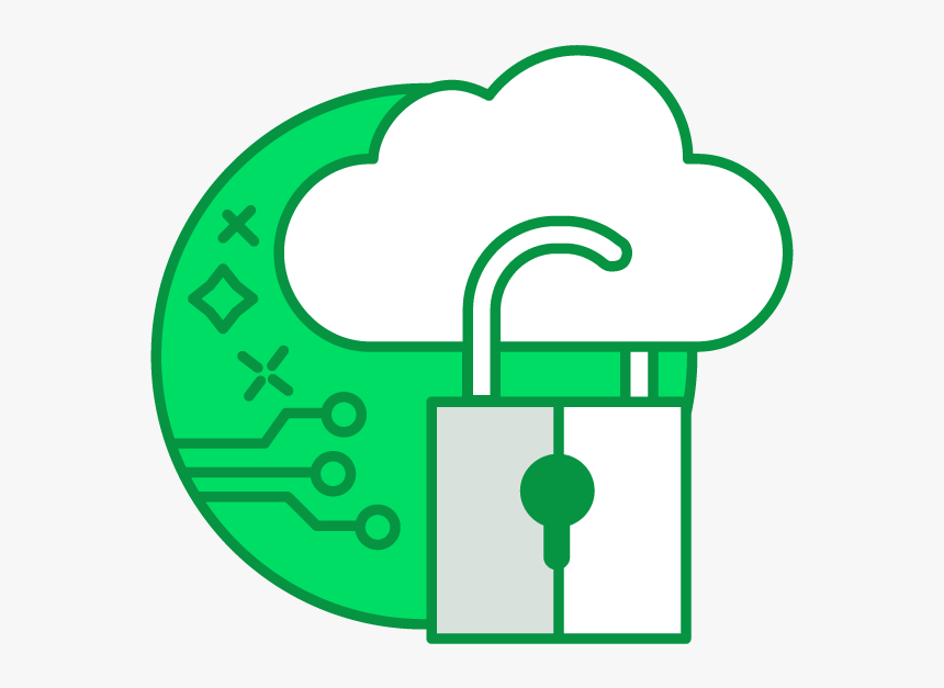 Security Visto Lock Cloud Safety Safe Security - Sign, HD Png Download, Free Download