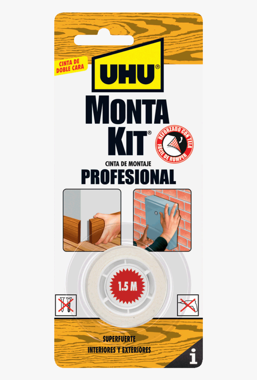 Monta Kit® Profesional Cinta - Adhesive Tape, HD Png Download, Free Download