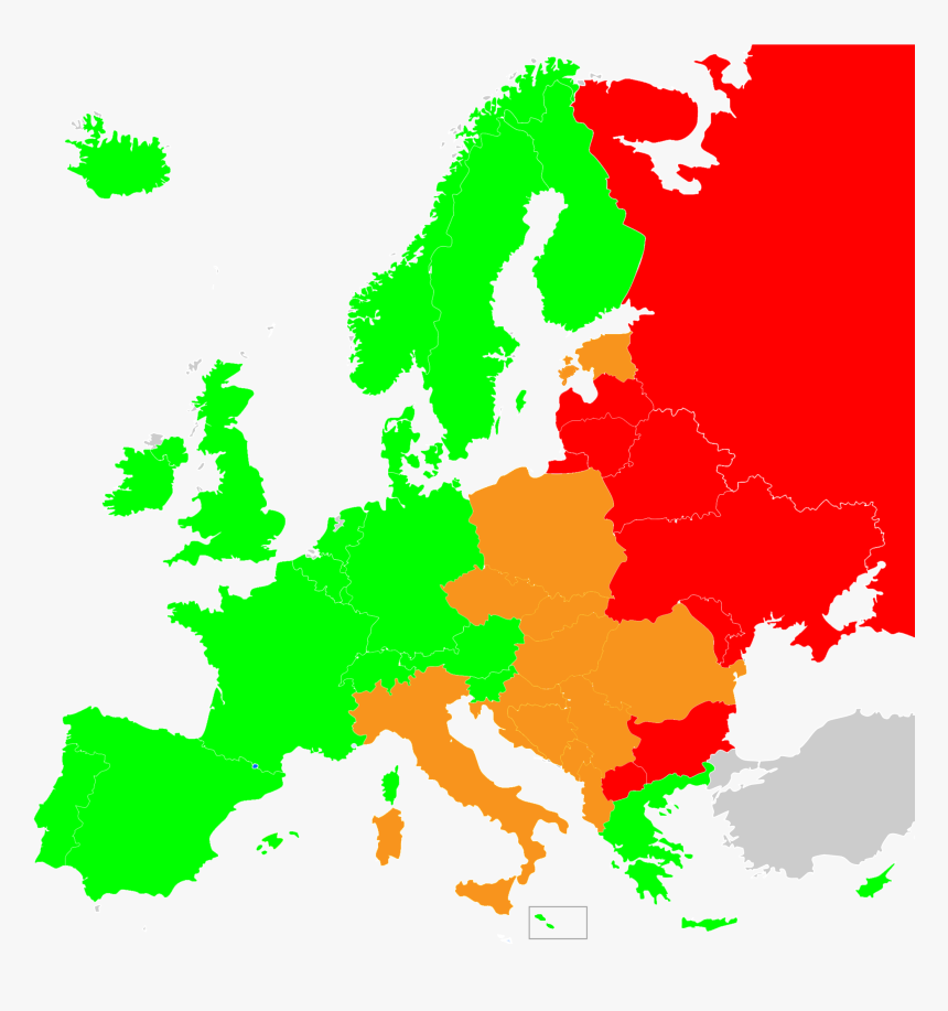 Score Risk Charts Europe Map - Migration Of European Eel, HD Png Download, Free Download