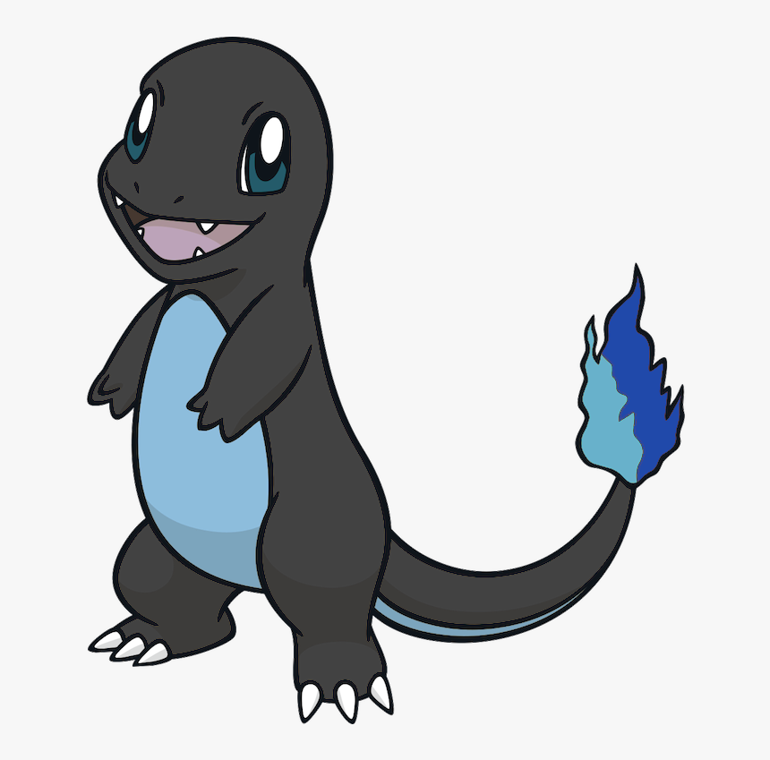 Black Charmander - Pokemon Charmander, HD Png Download, Free Download