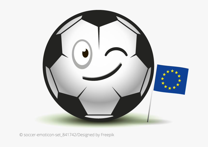 Euro - Clip Art Vector Soccer Ball, HD Png Download, Free Download