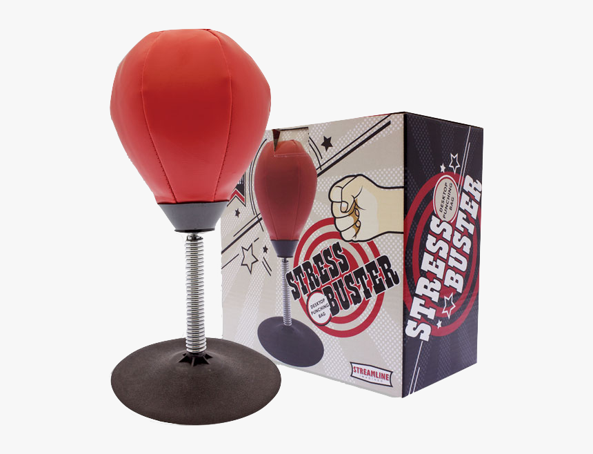 Stress Buster Desktop Punching Bag Red, HD Png Download, Free Download