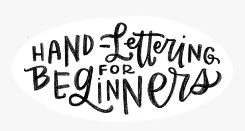 Transparent Hand Drawn Banner Png - Handlettering Beginner, Png Download, Free Download