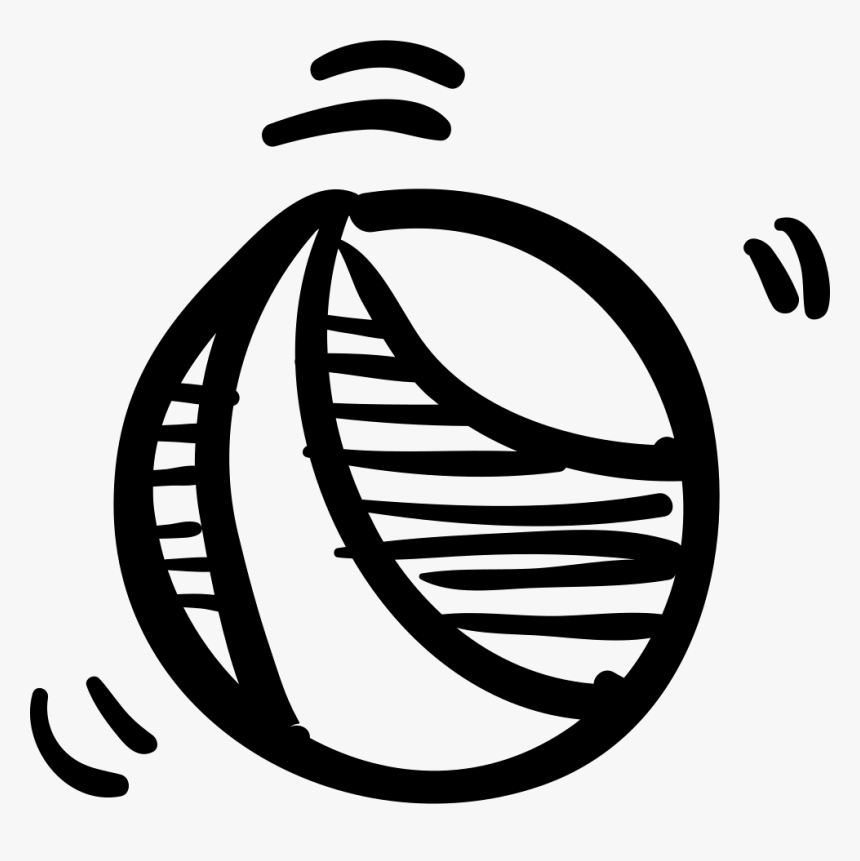 Ball Hand Drawn Toy - Icon, HD Png Download, Free Download