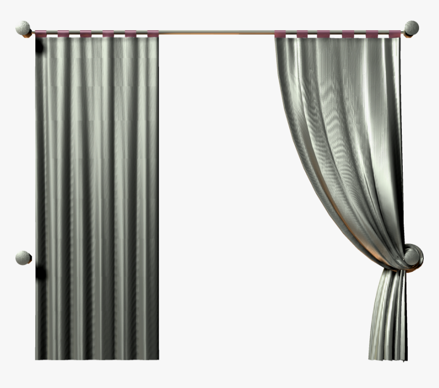 Transparent Cortinas Png - Silver Curtains Png, Png Download, Free Download