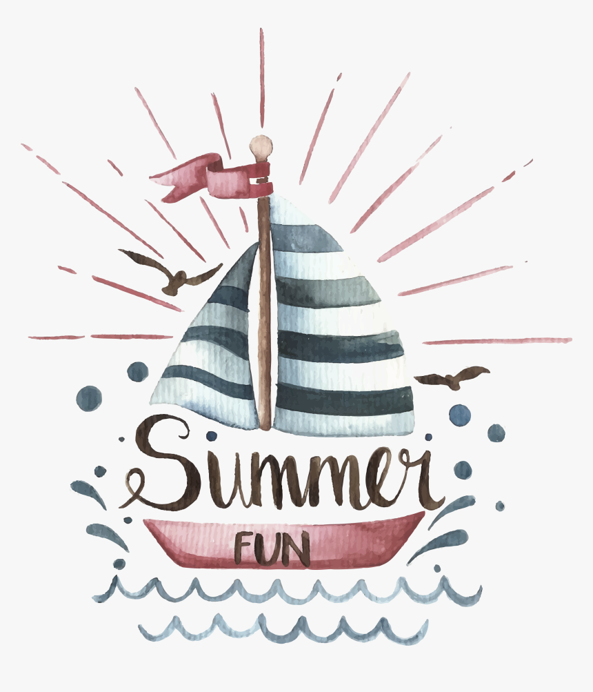 Ship Watercolor Png, Transparent Png, Free Download