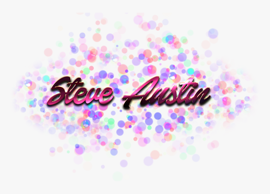 Steve Austin Name Logo Bokeh Png - Miriam Name, Transparent Png, Free Download