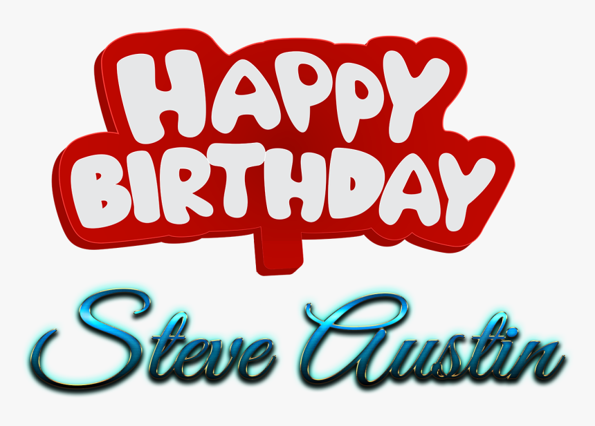 Steve Austin Happy Birthday Name Logo - Calligraphy, HD Png Download, Free Download