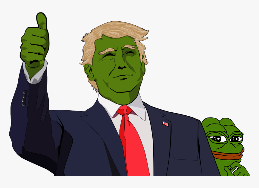 Trump Pepe Thumbs Up, HD Png Download, Free Download