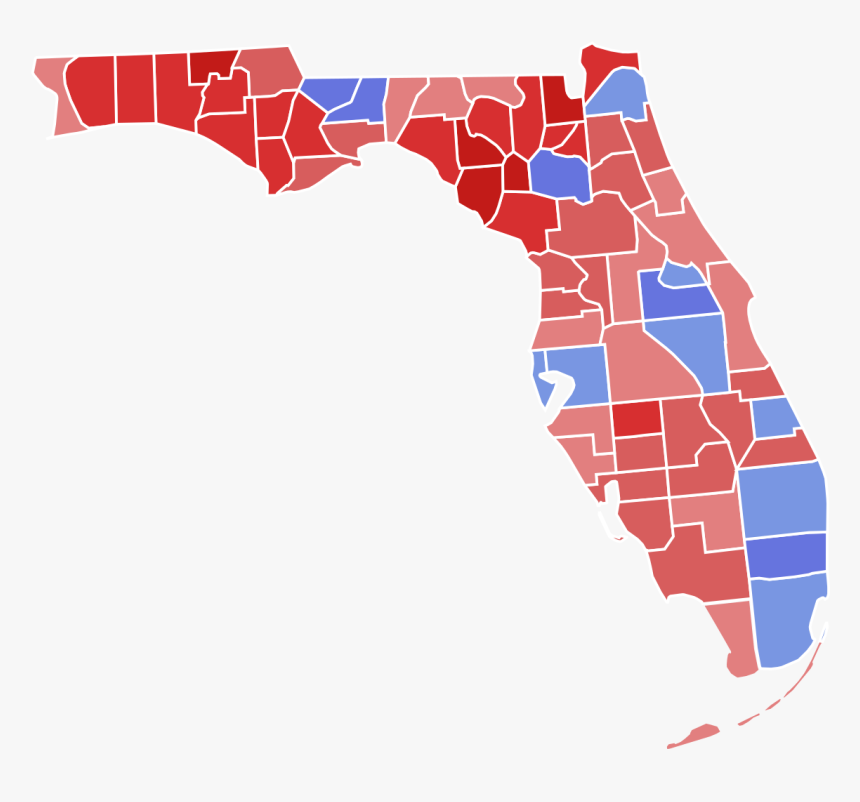 Florida Governor Election Map, HD Png Download, Free Download