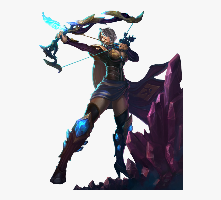 Amethyst Skin Ashe Splashart Png Image - Amethyst Ashe, Transparent Png, Free Download