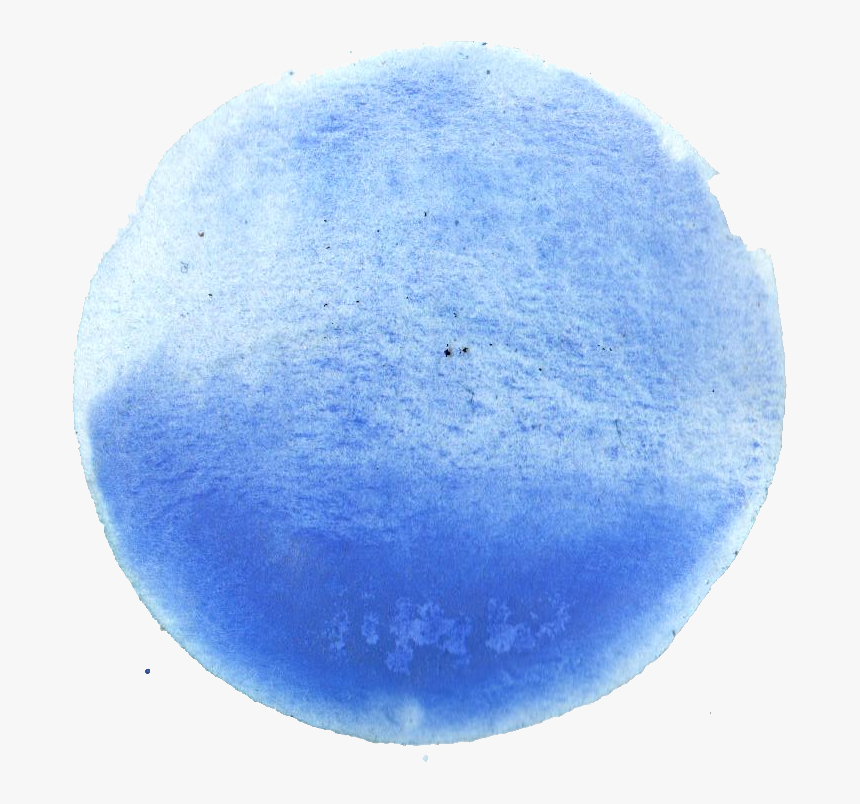 Blue Watercolor Circle Png, Transparent Png, Free Download