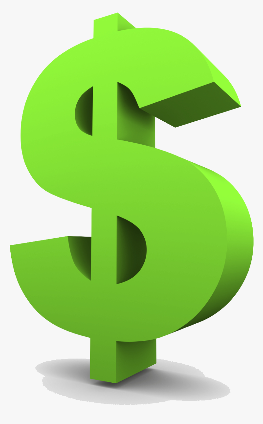 Money Symbol Transparent - Dollar Sign, HD Png Download - kindpng