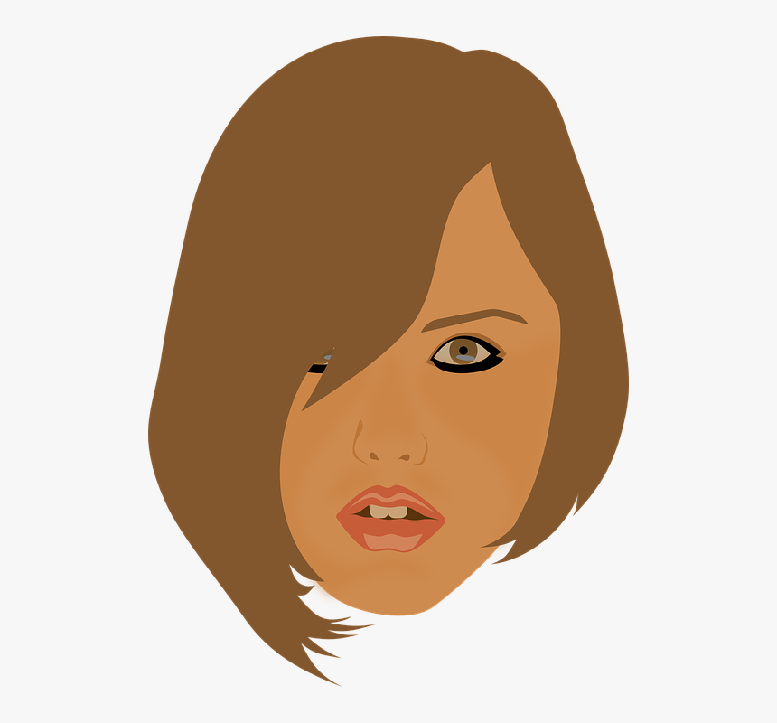 Girl Head Png, Transparent Png, Free Download