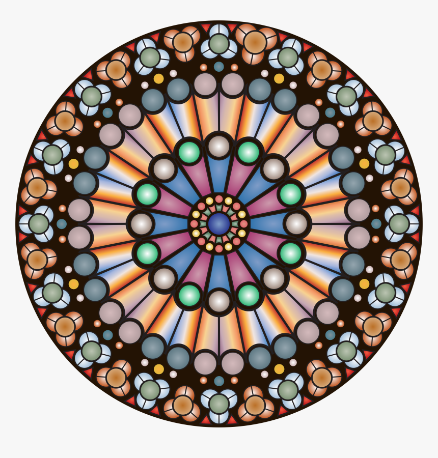 Notre Dame Clip Arts - Notre Dame Rose Window Png, Transparent Png, Free Download