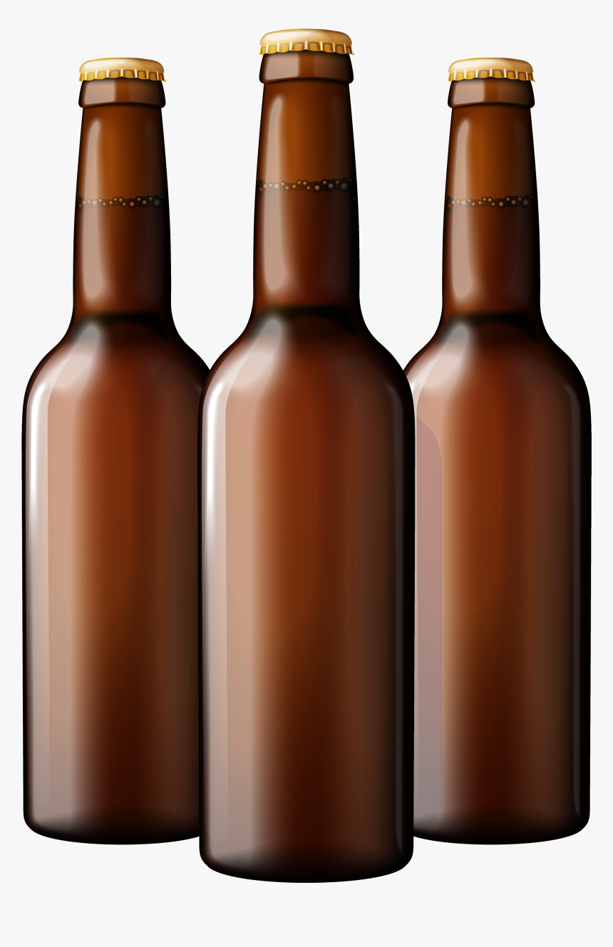 Brown Beer Bottles Png Clipart - Transparent Beer Bottles Png, Png Download, Free Download