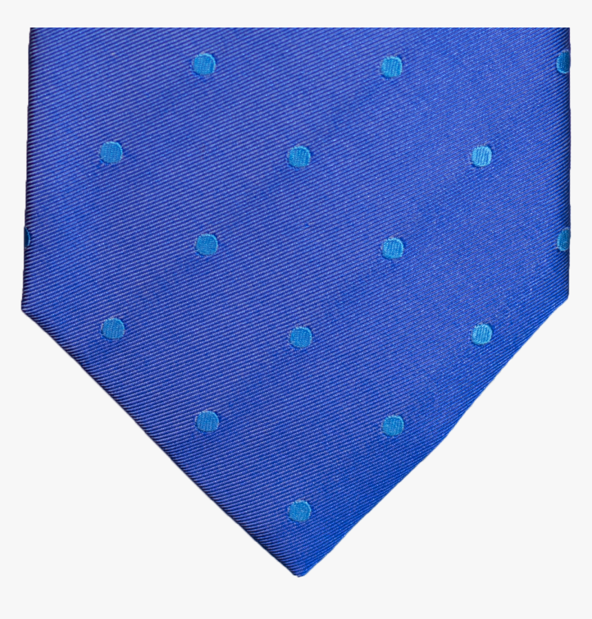 Royal With Aqua Dotted Satin Silk Bow Tie - Wool, HD Png Download, Free Download