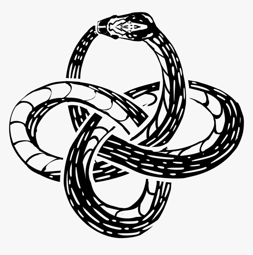 Ouroboros Serpent Drawing Clip Art Photography - Snake Eating Itself Png, Transparent Png, Free Download