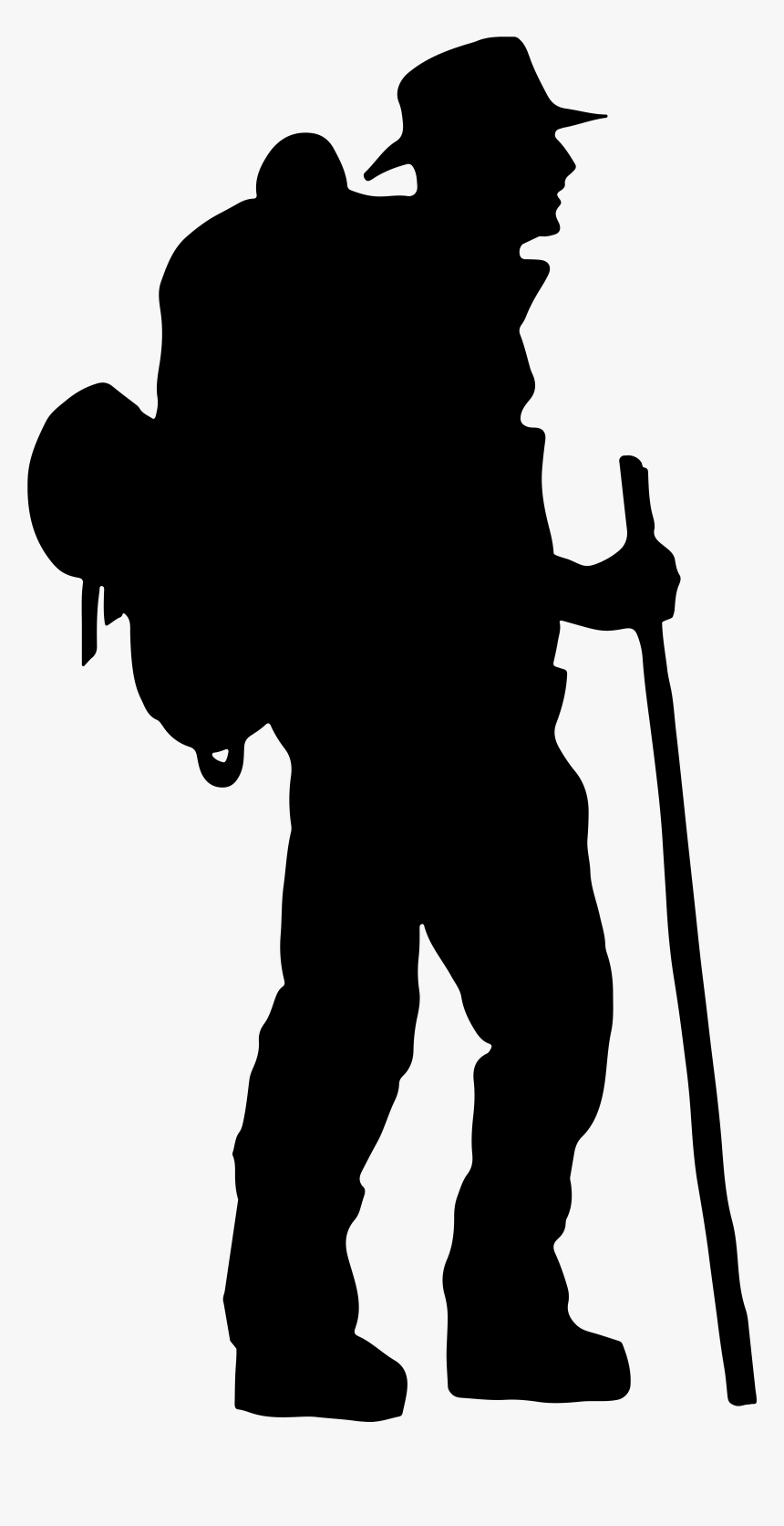 Tourist Silhouette Png Clip Art Image - Silhouette Climbing ...