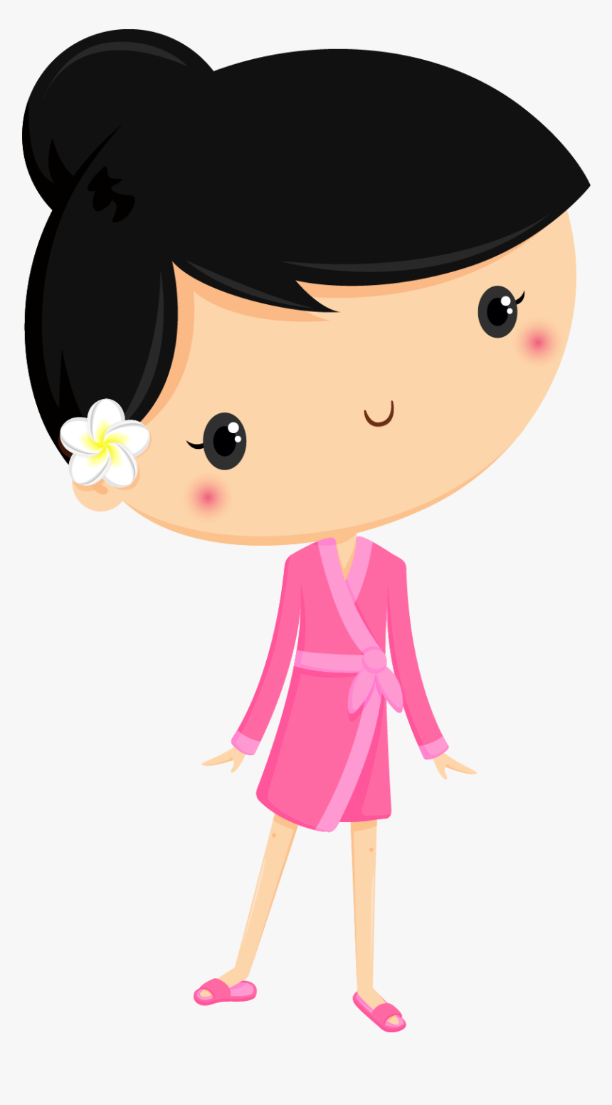 Clipart Noche De Chicas - Cartoon, HD Png Download, Free Download