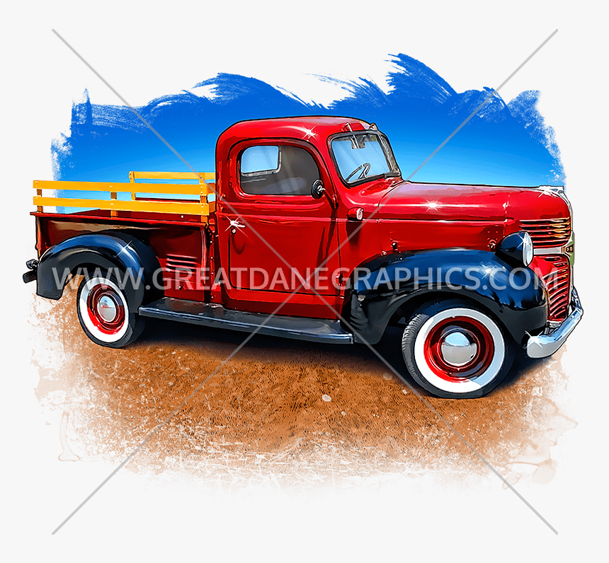 Vintage Truck Fabric Panels, HD Png Download, Free Download