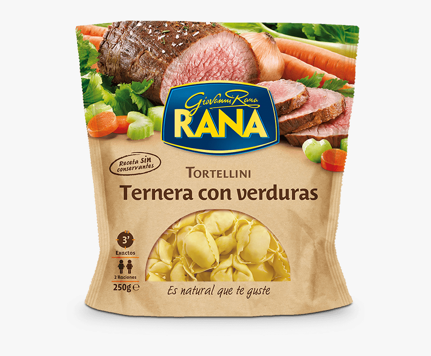 Tortellini Ternera Con Verduras - Giovanni Rana Pasta Tomato, HD Png Download, Free Download