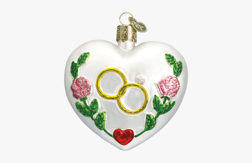 The Wedding Heart Ornament - Wedding Heart Old World Christmas Ornament, HD Png Download, Free Download