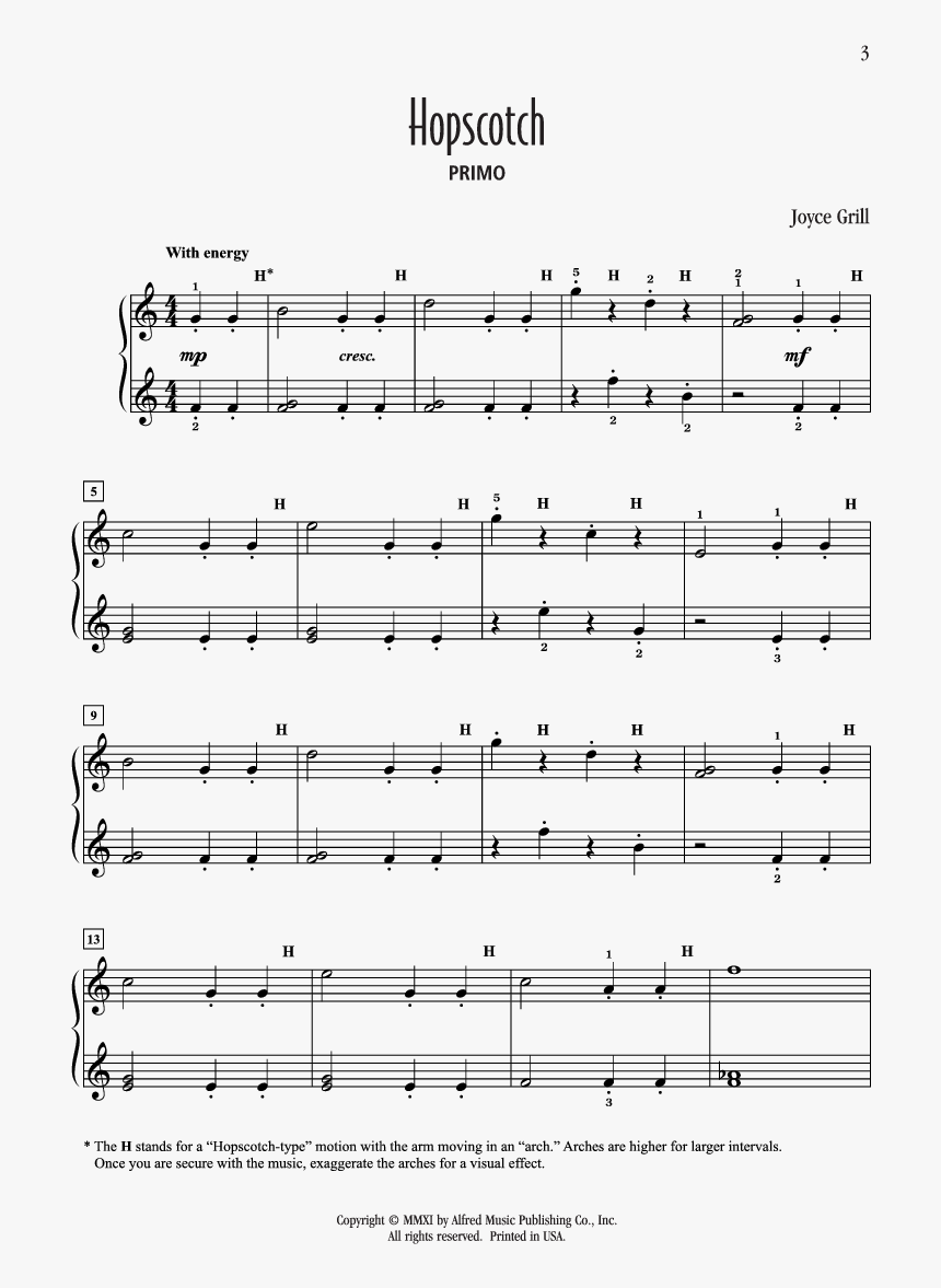 Transparent Hopscotch Png - Sheet Music, Png Download, Free Download