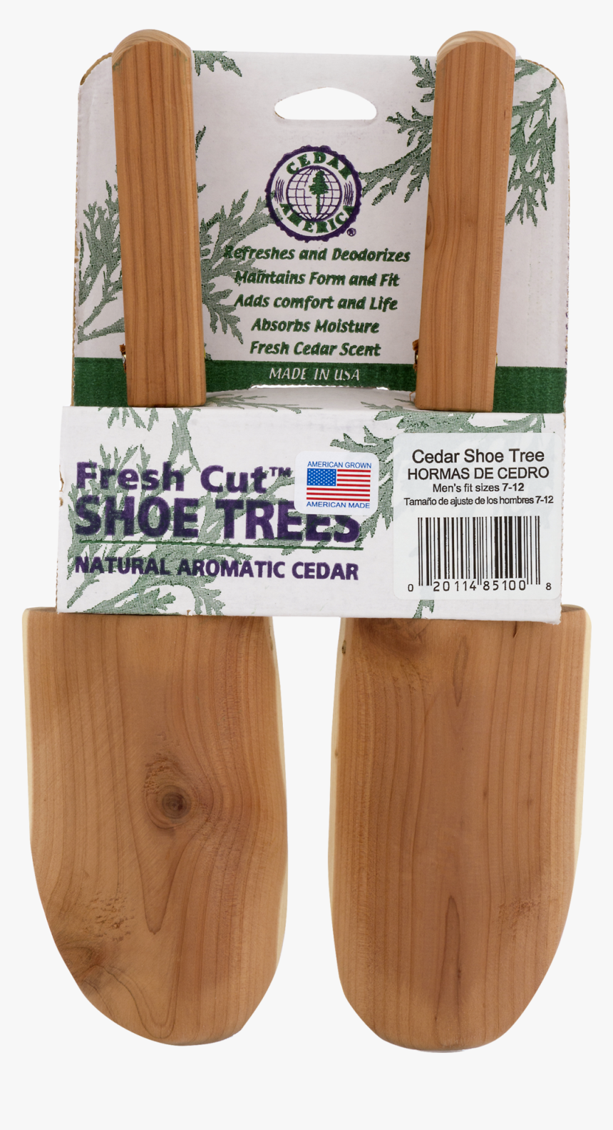 Cedaramerica Aromatic Cedar Classic Shoe Trees - Plywood, HD Png Download, Free Download