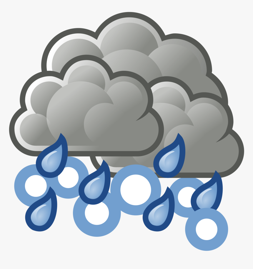 File Wikimedia Commons Open - Rainy Cloud Clipart, HD Png Download, Free Download