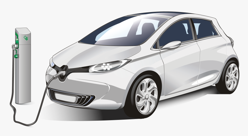 Electric Car Being Charged, HD Png Download, Free Download