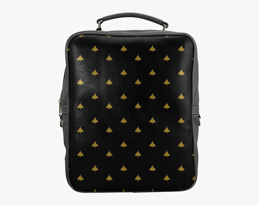Gold Christmas Tree With Star Square Backpack - Backpack, HD Png Download, Free Download