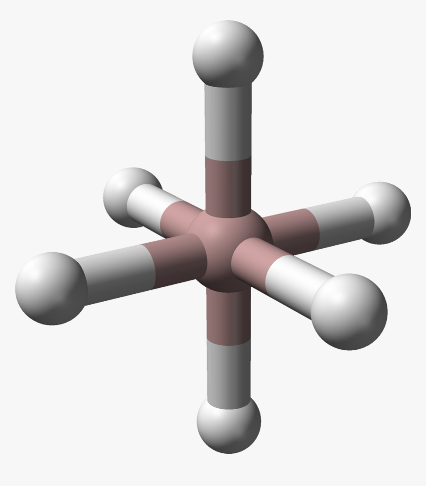 Aluminium Hydride Al Coordination 3d Balls - Aluminum Ball And Stick Model, HD Png Download, Free Download