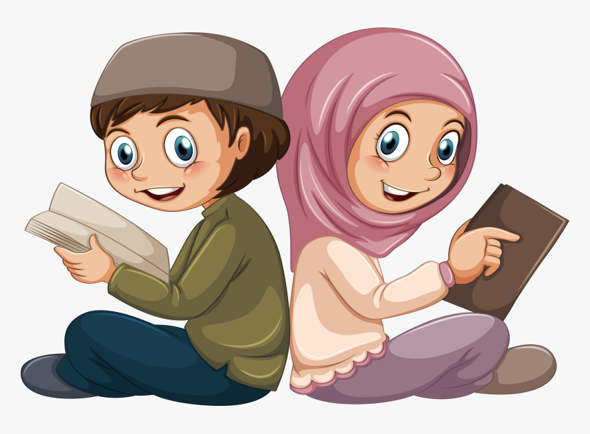  Islam  Muslim  Boy Illustration Islam  Cartoon  HD Png 