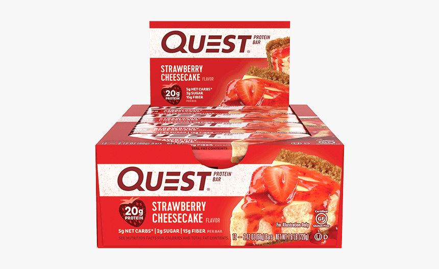 Strawberry Cheesecake - Quest Nutrition Chocolate Caramel, HD Png Download, Free Download