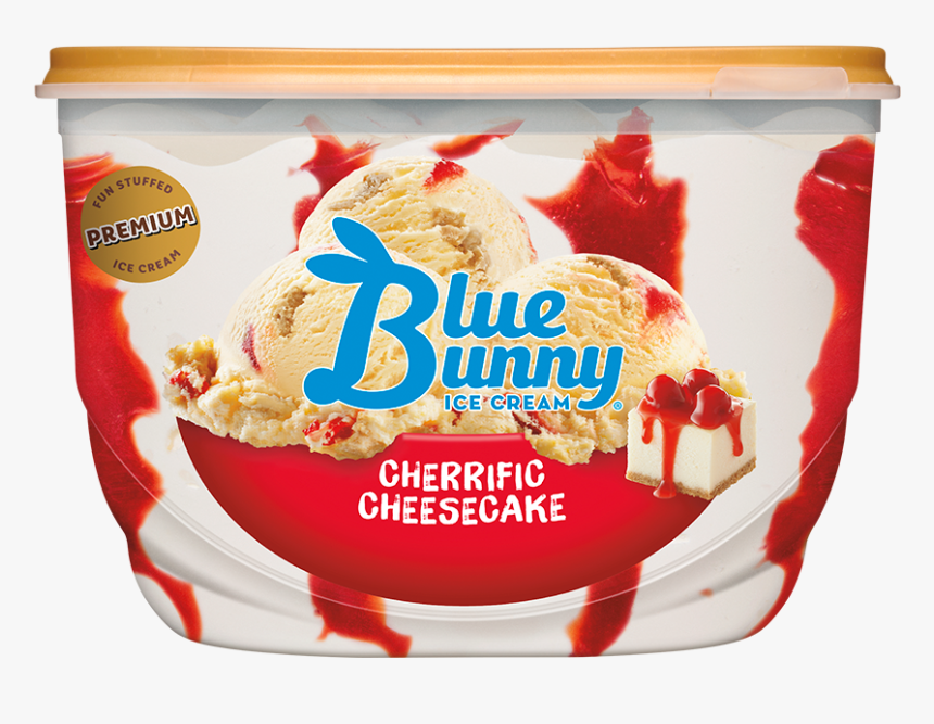 Cherrific Cheesecake - Blue Bunny Donut Ice Cream, HD Png Download, Free Download