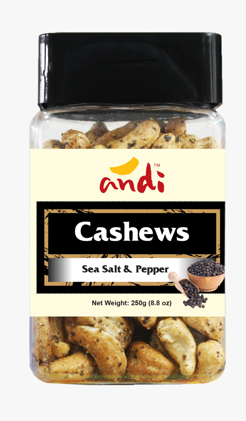 Cashews Salt & Pepper 250g - Cashew, HD Png Download, Free Download