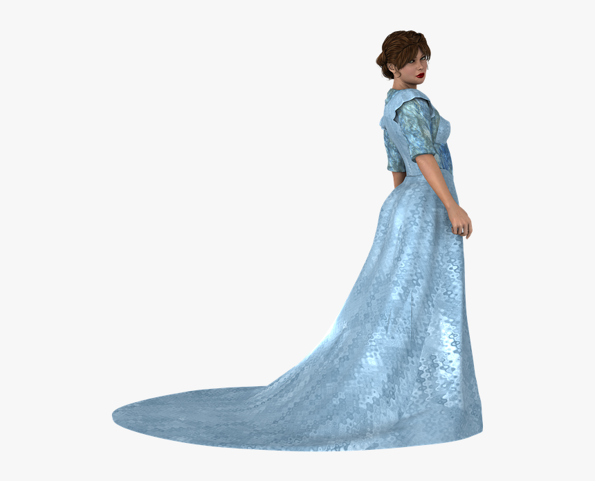 Lady, Woman, Gown, Female, Girl, Portrait, Fashion - Child, HD Png Download, Free Download
