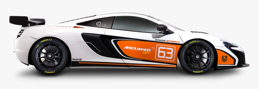 Mclaren 675lt White Car - Png Livery Car, Transparent Png, Free Download