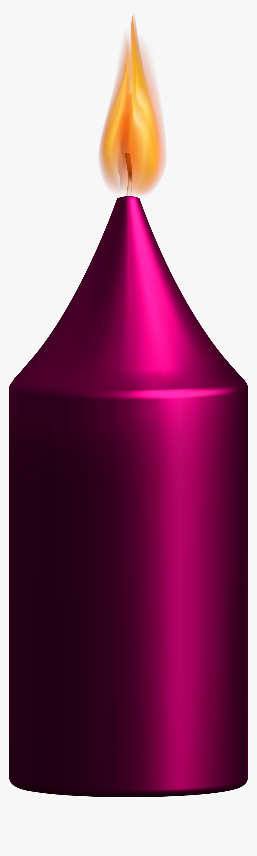 Pink Candle Png Clip Art - Tent, Transparent Png, Free Download