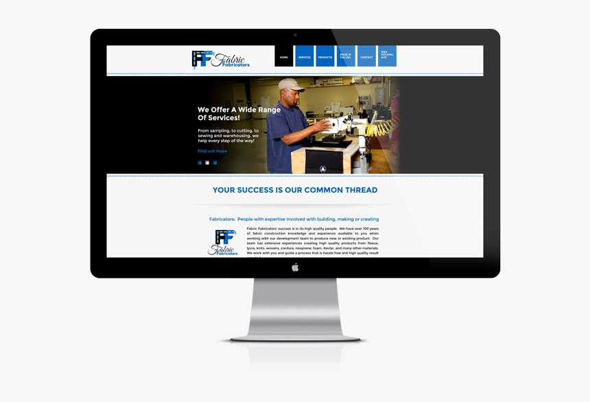 Website Design For Fabric Fabricators - Website, HD Png Download, Free Download