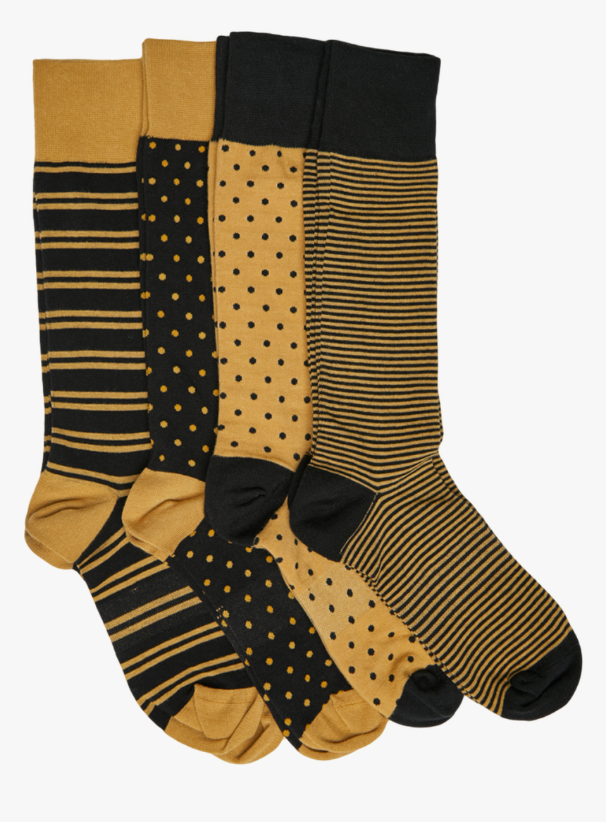 Black And Gold - Sock, HD Png Download, Free Download