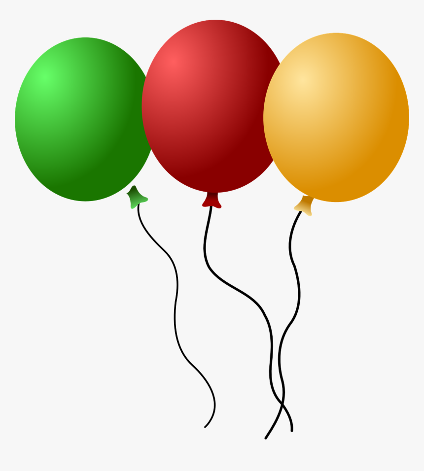 Balloons Party Decoration Free Photo - Balloons Clip Art, HD Png Download, Free Download